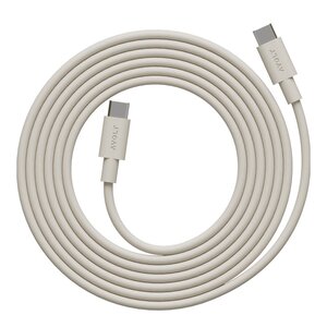 Avolt Cable 1 USB-C till USB-C kabel 2 m Nomad Sand