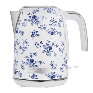 Laura Ashley Jug vattenkokare elektrisk 1,7 L China Rose blå/vit