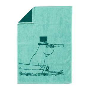 MoominArabia Mumin handduk 50x70 cm Muminpappan blågrön