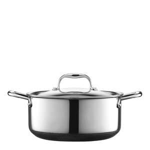 Hexclad Hybrid dutch oven gryta med stållock 4,7 L