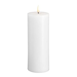 Moods & More Blockljus LED 7,4x20 cm silk white