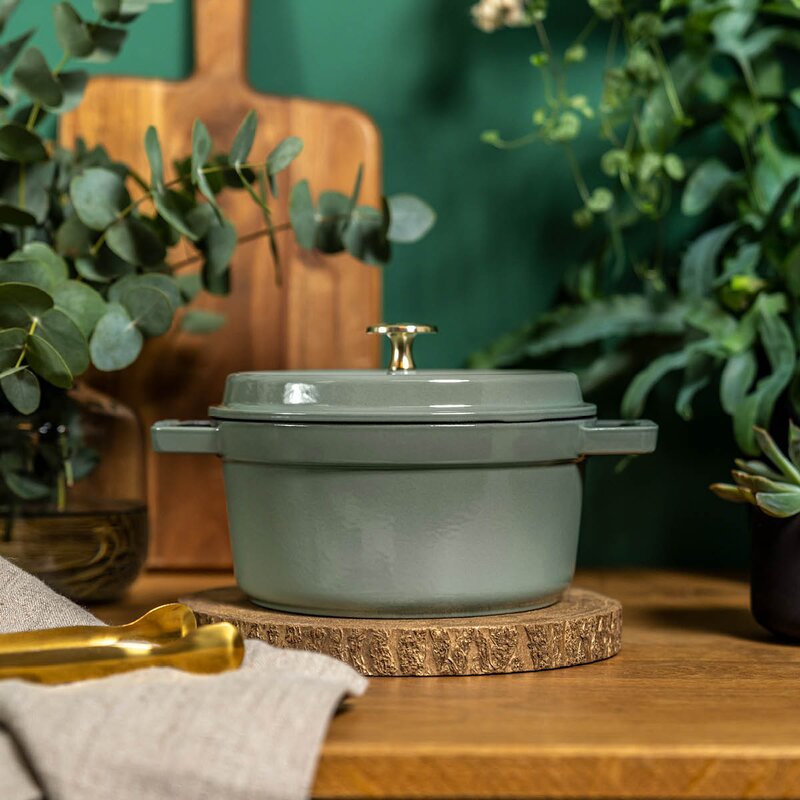 Staub La Cocotte gryta 3,8 L rund Eukalyptus