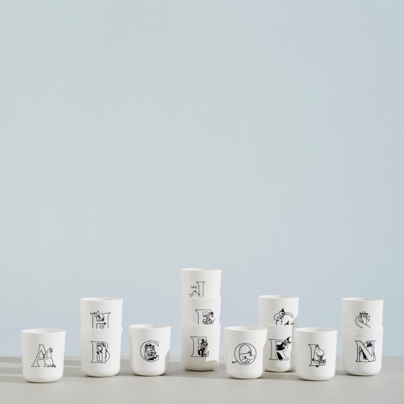 RIG-TIG Moomin ABC Mugg 20 cl U Vit