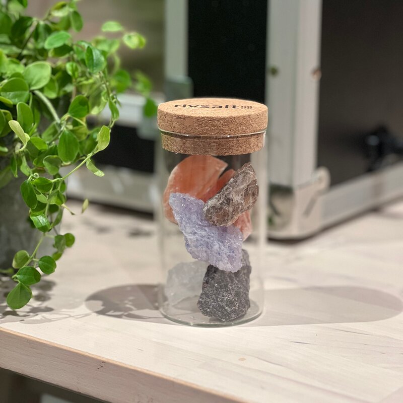 Rivsalt sex sorter 009 glasburk 150 g