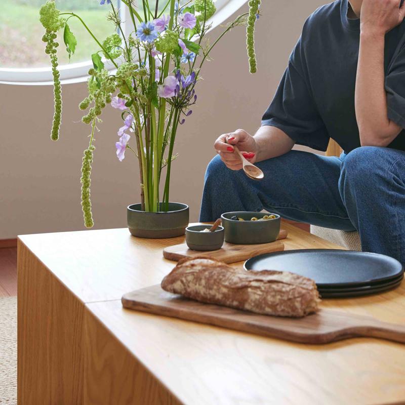 Aida Raw Skålset 3 delar 19,5 cm Northern Green