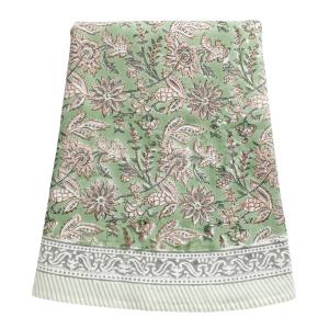 Chamois Indian summer rund duk 220 cm green/rose