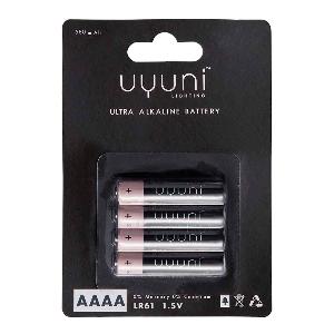 Uyuni Lighting Batterier 4-pack AAAA Svart
