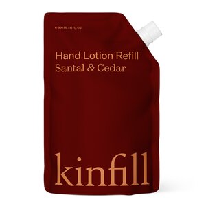 Kinfill Refill handkräm 500 ml santal & cedar