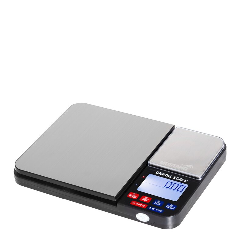 Mustang Digital pizzavåg 0,01g–500g + 0,5g–5000g