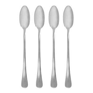 House Doctor Brush lång sked 19,5 cm 4-pack silver finish