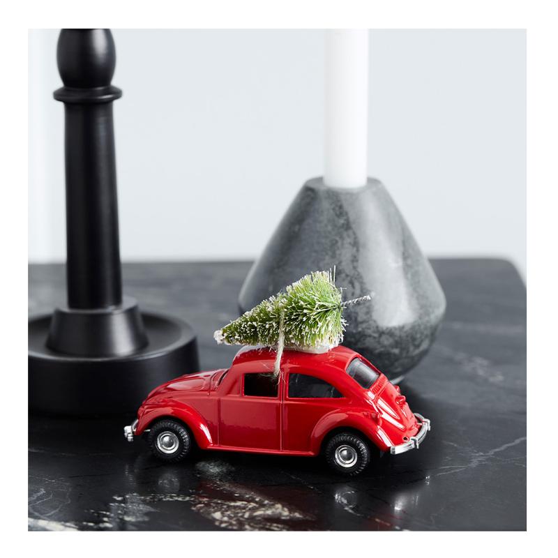 House Doctor Xmas Car julpynt bil mini 8,5 cm röd