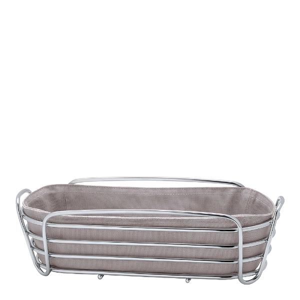 Delara Brödkorg Oval 32x14 cm Taupe
