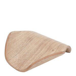 Bosign Leaf tvålfat med avrinning 11,5x11,5 cm pilträ