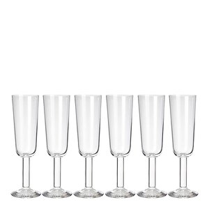 Stiernholm Vera champagneglas 16 cl 6-pack klar