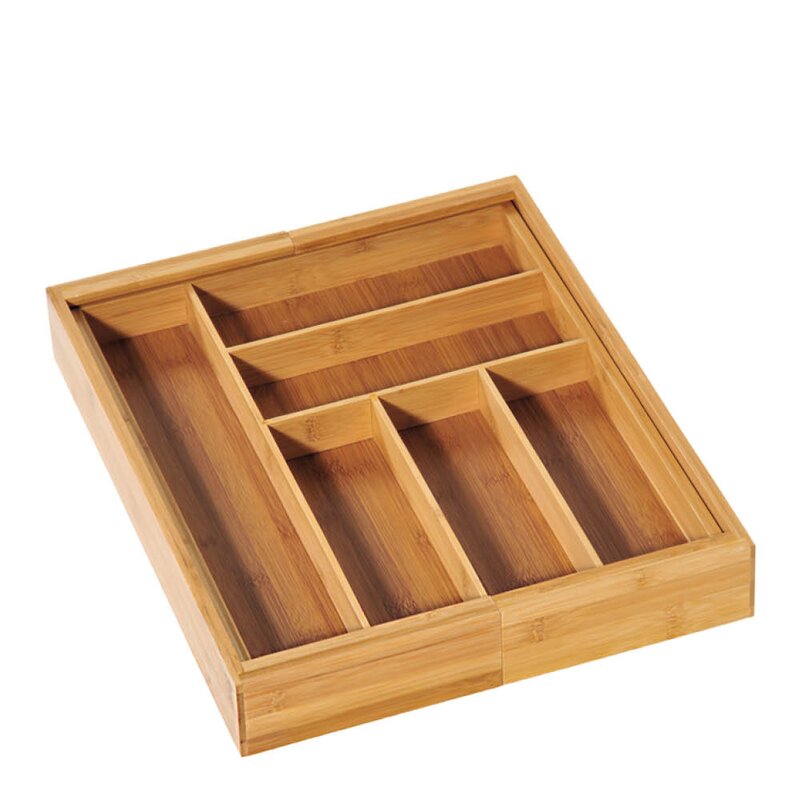 Kesper Besticklåda justerbar 57x45x5 cm bambu