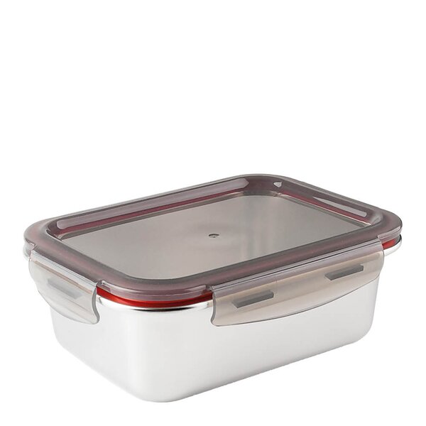 Lacor Matlåda i stål med tätt lock 1,25 L 20,5×15,5×7,4 cm