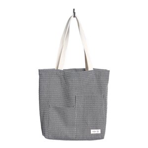The Organic Company Piqué tygpåse 30x35 cm evening grey