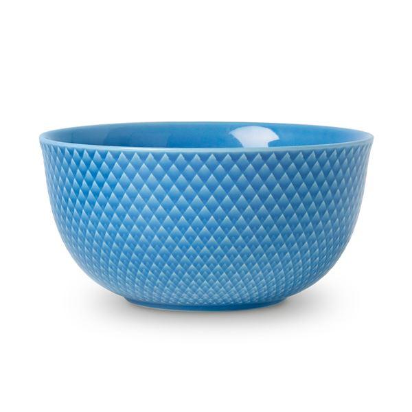 Lyngby Porcelæn – Rhombe color Serveringsskål 17,5 cm Blå