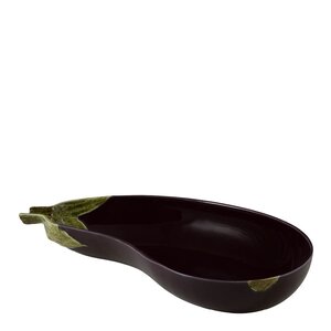 Bordallo Pinheiro Aubergine serveringsskål 1,6 L lila/grön
