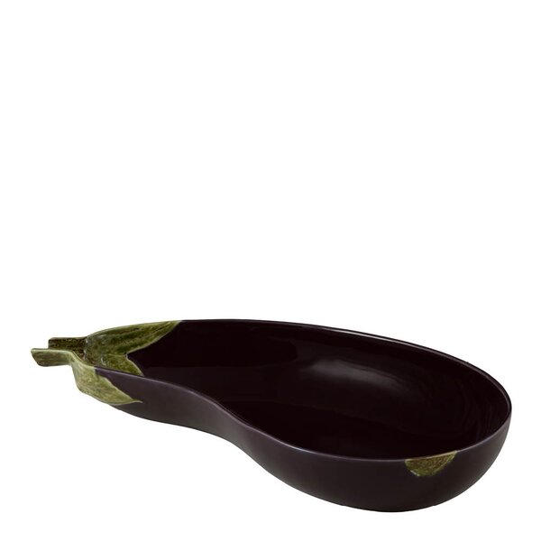 Bordallo Pinheiro Aubergine serveringsskål 1,6 L lila/grön