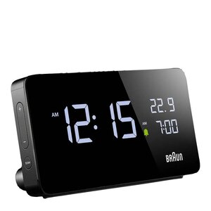 Braun Väckarklocka digital 14 cm svart