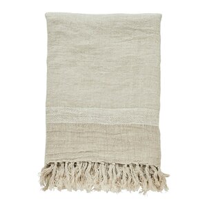 Lene Bjerre Ana pläd 170x130 cm linne