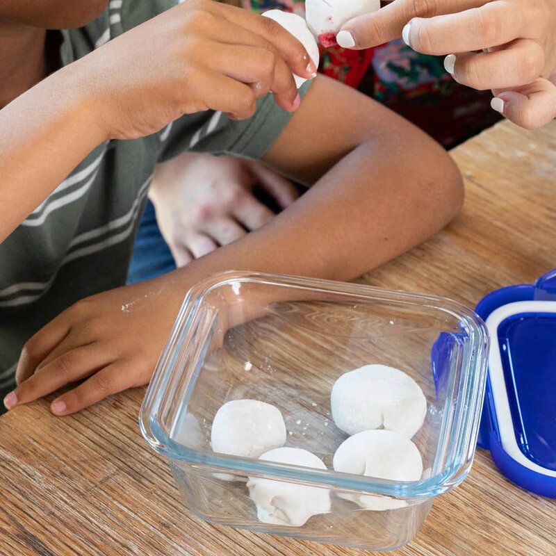 Pyrex Cook & Go förvaringsburk 0,8 L blå/klar