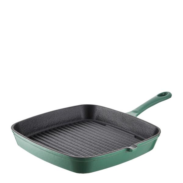 Grillpanna Gjutjärn 23 cm Grön