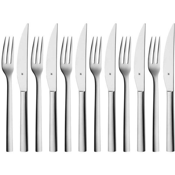 Nuova stekkniv- och gaffel 12 delar
