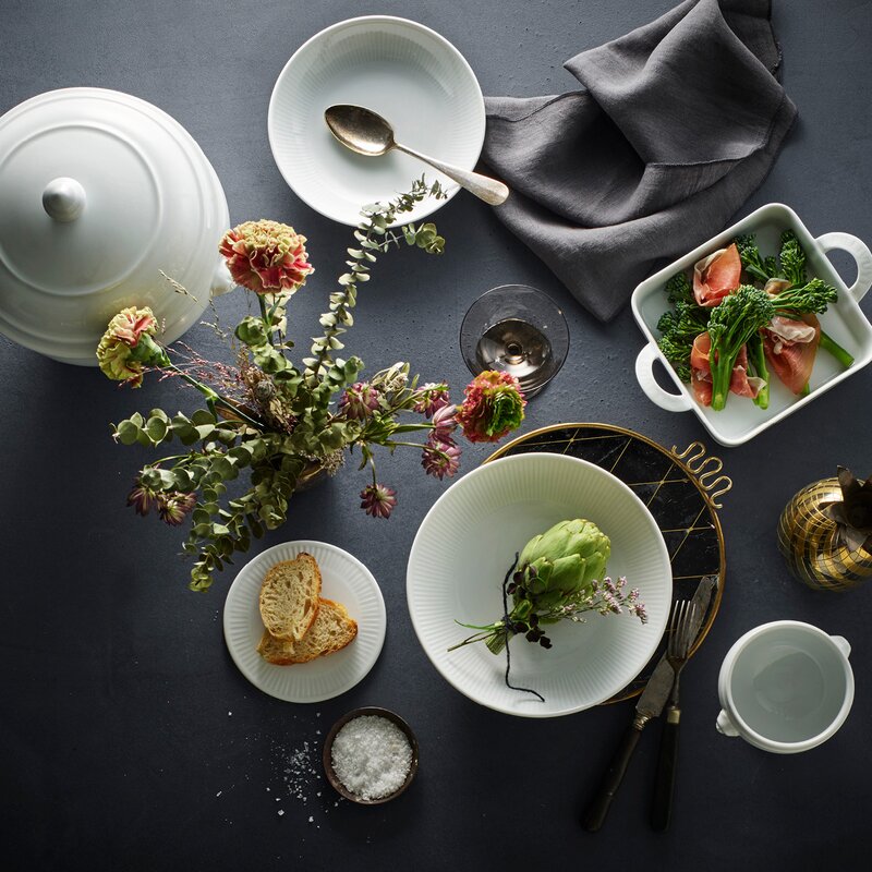 Pillivuyt Plissé Djup Tallrik Pasta/Sallad 20 cm