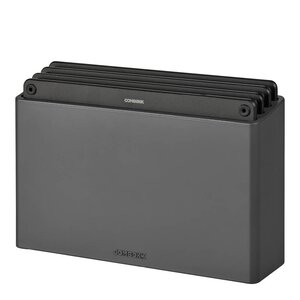 Combekk Skärbrädeset med ställ 4 delar svart