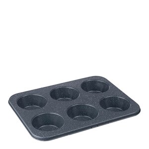 Denby Quantanium Finish muffinsform 6-koppar 35x26,5x4 cm