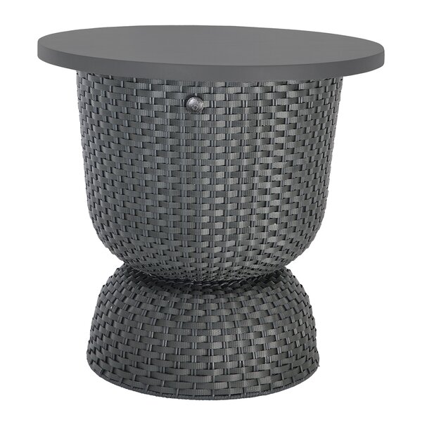 Handed By Twist bord med förvaring 44x43 cm dark grey
