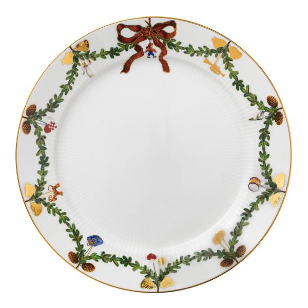 Star Fluted Christmas Tallrik 27 cm