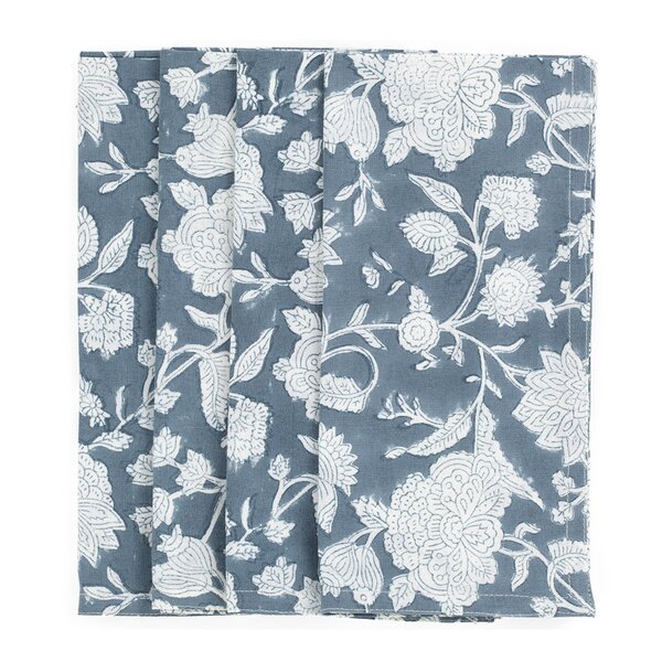 Chamois Indian Rose servetter 50x50 cm 4-pack true navy