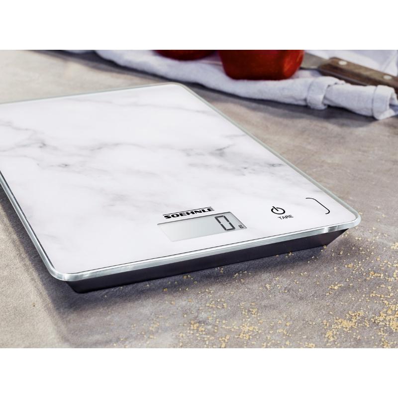 Soehnle Page compact 300 köksvåg 5 kg marmor