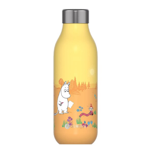 Les Artistes Bottle Up Mumin termosflaska 0,5 L Moomin and flowers