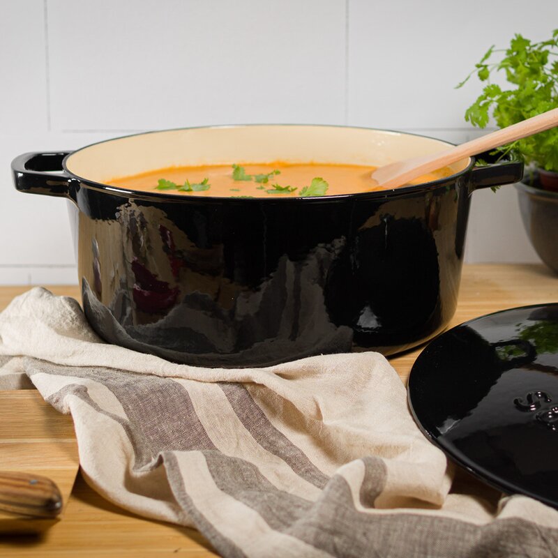 Sabor Gjutjärnsgryta 32 cm 9,5 L svart