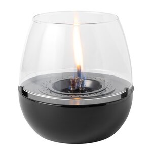 Tenderflame Tulip 18 lykta 0,3 L porslin reactive glace svart