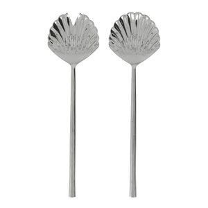 House Doctor Fan salladsbestick i rostfritt stål 28 cm silverfinish