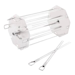 Broil King Grillspetthållare till rotisserie 31x18 cm rostfritt stål