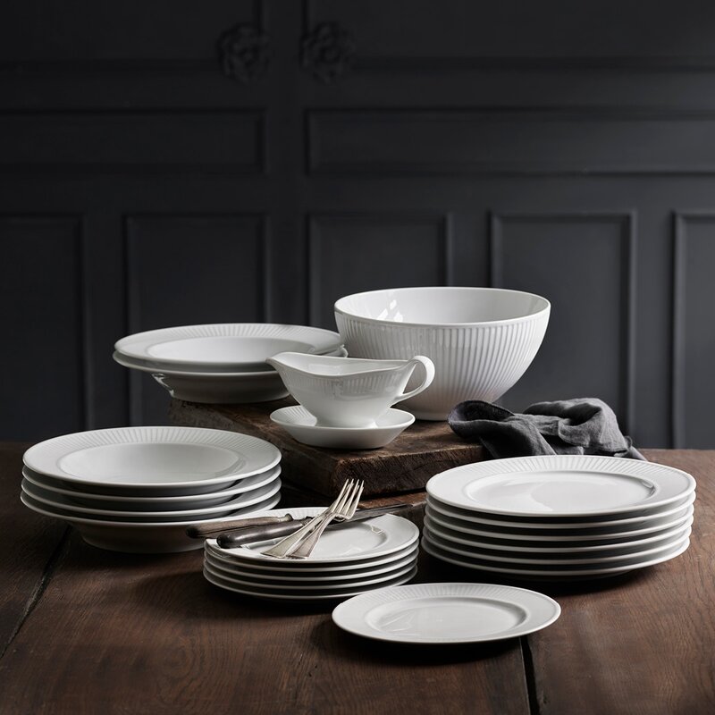 Pillivuyt Plissé Pastatallrik 28 cm