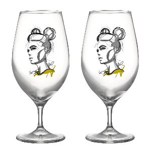 Kosta Boda All About You Ölglas 40 cl 2-pack Cheers to you