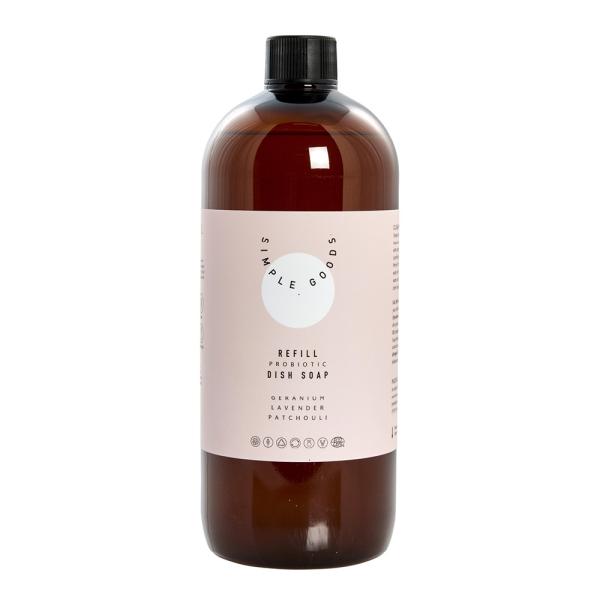 Geranium Påfyllning Diskmedel 1000 ml Ljusrosa