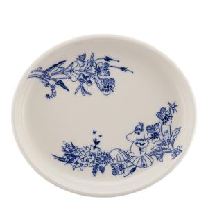 MoominArabia Haru Mumintallrik oval 16 cm vit/blå