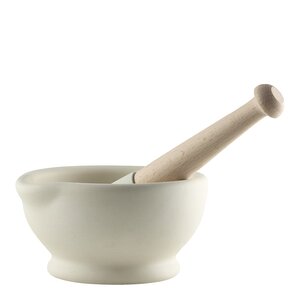 Milton Brook Mortel och stöt 13 cm vit