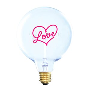 Elements Lighting MITB glödlampa LED 17 cm Love röd