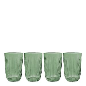 Kähler Hammershøi Vattenglas 37 cl 4-pack Grön