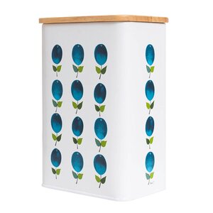 Stig L Prunus kaffeburk 11x8x17 cm blå