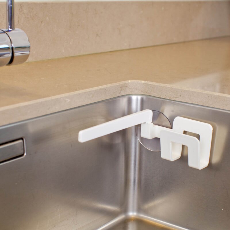 Bosign Do-Dish hållare för disktrasa & svamp 24 cm vit